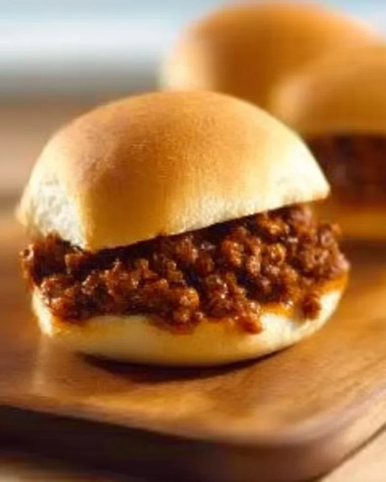 Recette de Sloppy Joe savoureux servi avec pain et garnitures fraîches.