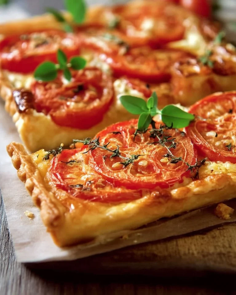 Tarte à la tomate et au fromage Oka, plat savoureux et coloré