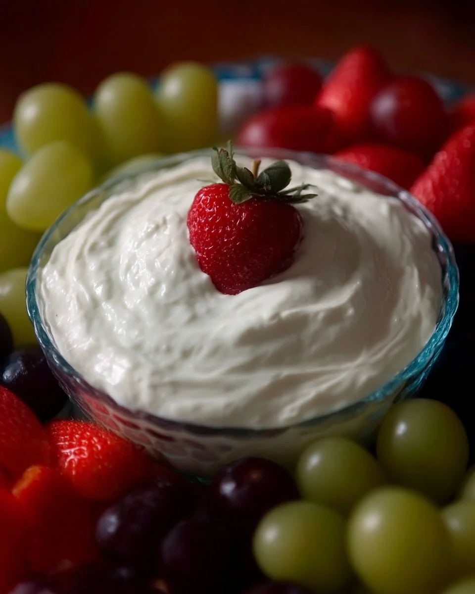 Trempette pour fruits colorée et appétissante servie dans un bol.