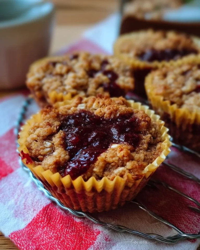 Ailettes à l’avoine avec de la confiture sur une assiette