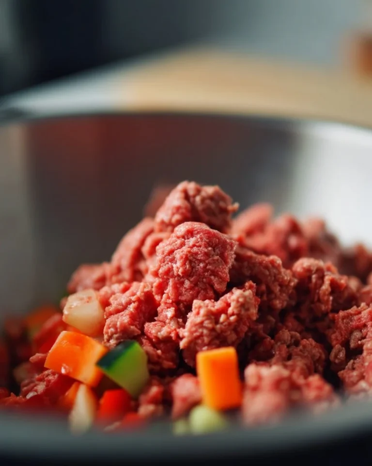 Recette de bœuf haché aux légumes servie dans un plat savoureux