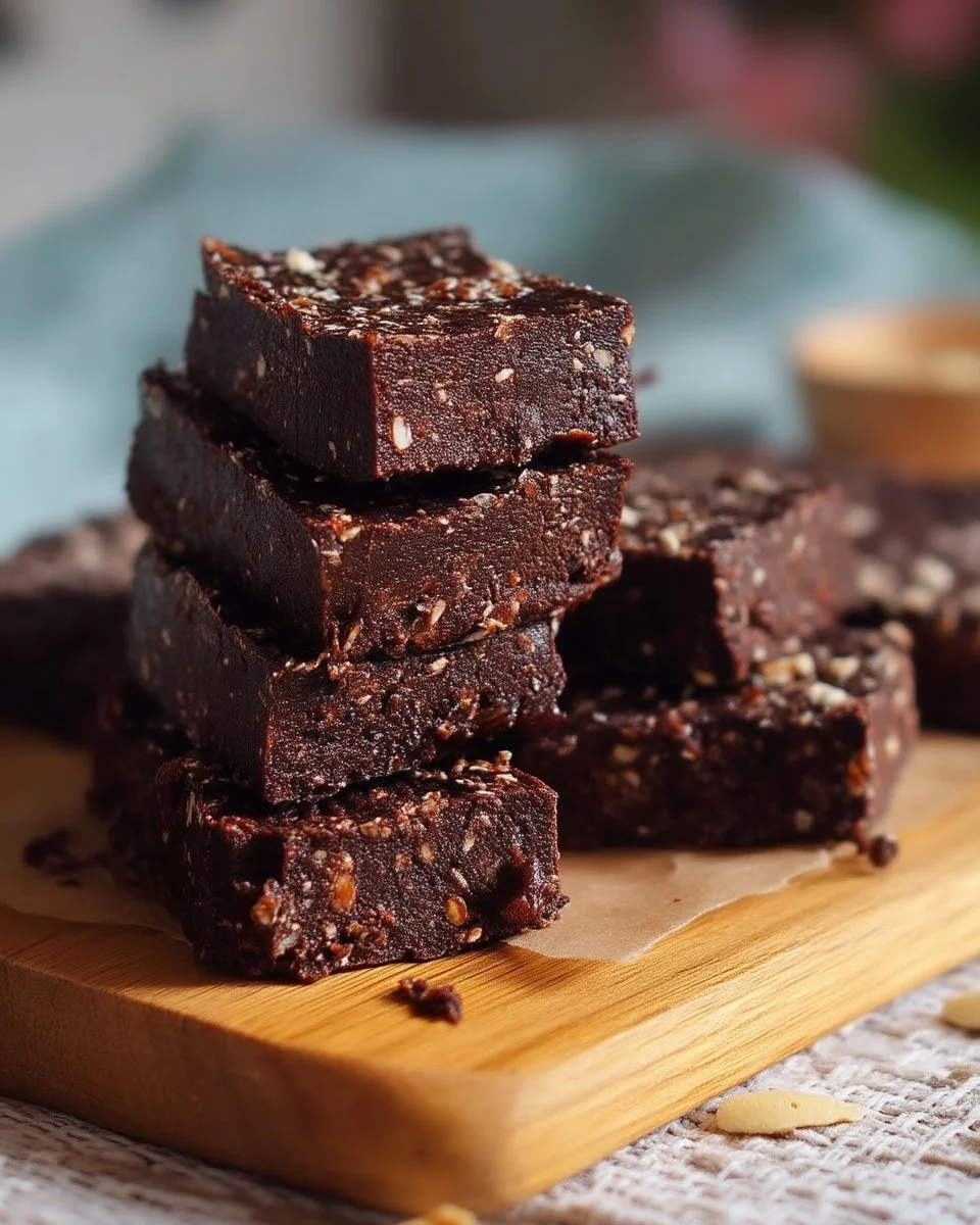Brawnie : brownie cru délicieux fait avec des dates