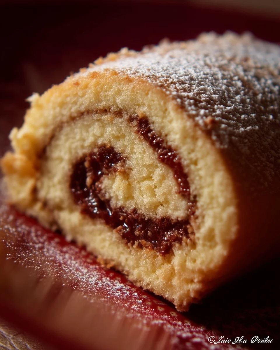 Délicieuse Bûche de Noël décorée pour les fêtes de fin d'année