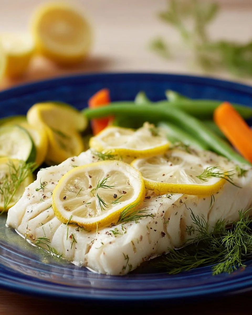 Cabillaud au citron et à l'aneth, plat savoureux et sain