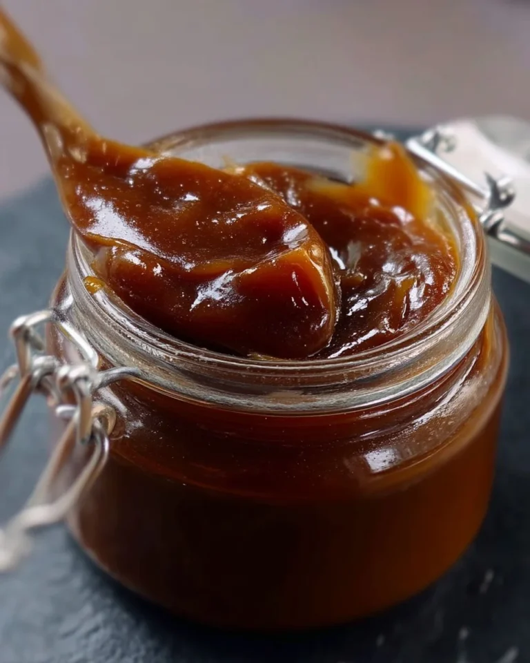 Recette de caramel de dattes fait maison, dessert sucré et naturel.