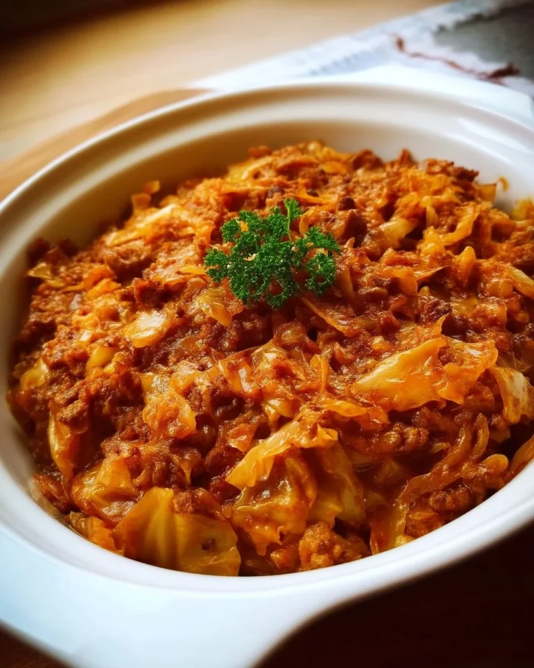 Casserole de boeuf au chou - plat savoureux et réconfortant