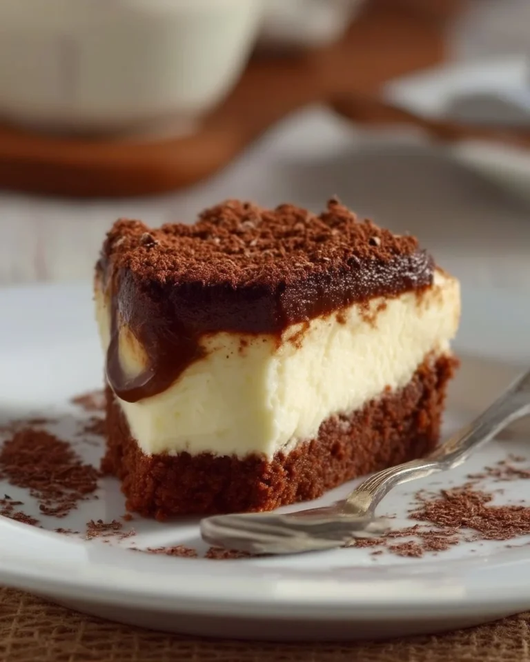Cheesecake vanillé et cacao, dessert crémeux et savoureux