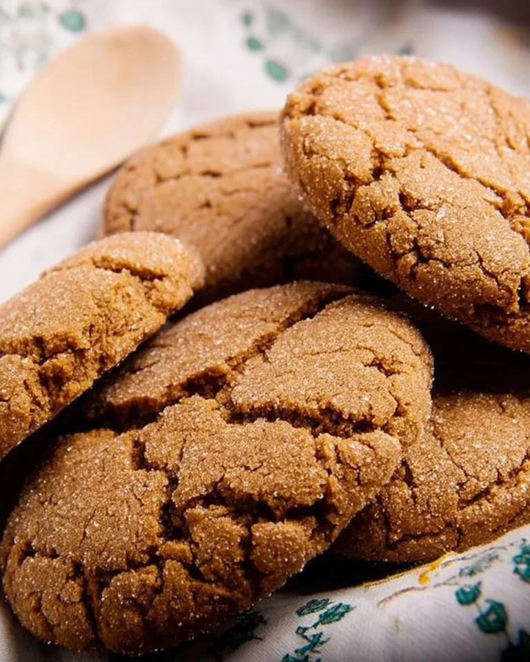 Galettes à la mélasse croustillantes et dorées, prêtes à déguster