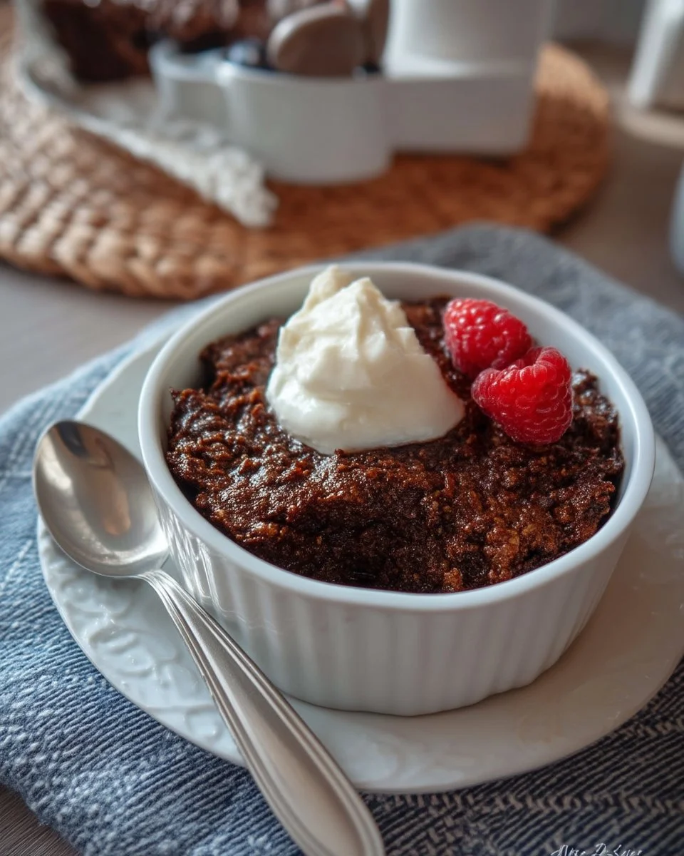 Recette de gruau chocolat cuit au four, préparation gourmande et saine