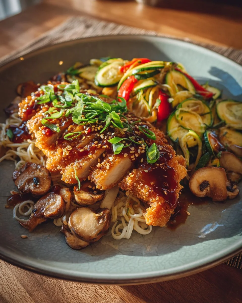 Hauts de cuisse cuisinés avec une sauce citron et sésame, plat délicieux.