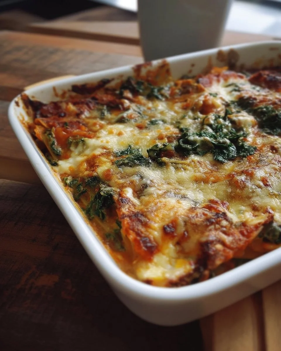 Lasagne de patates douces et de kale, plat savoureux et sain