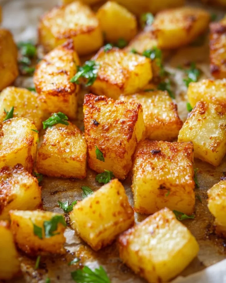 Assortiment de délicieuses patates à déjeuner dorées et croustillantes.