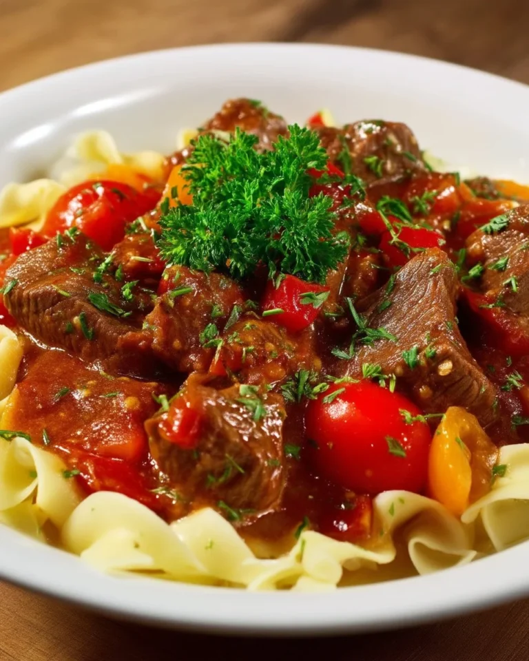 Mijoté de boeuf aux tomates, un plat savoureux et réconfortant