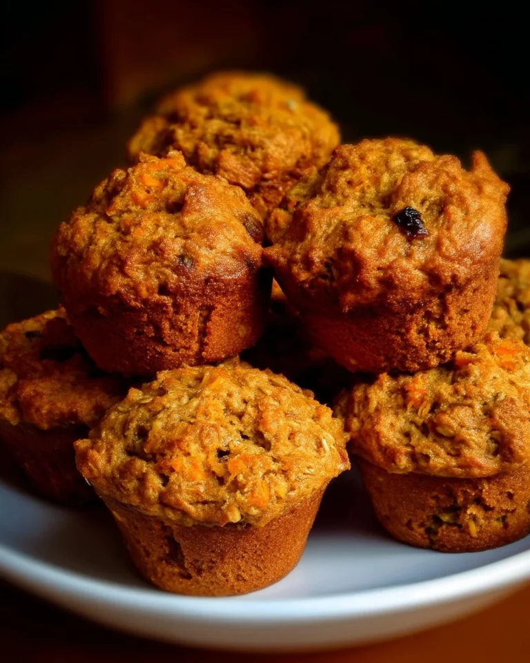 Muffins aux bananes et carottes moelleux et sains