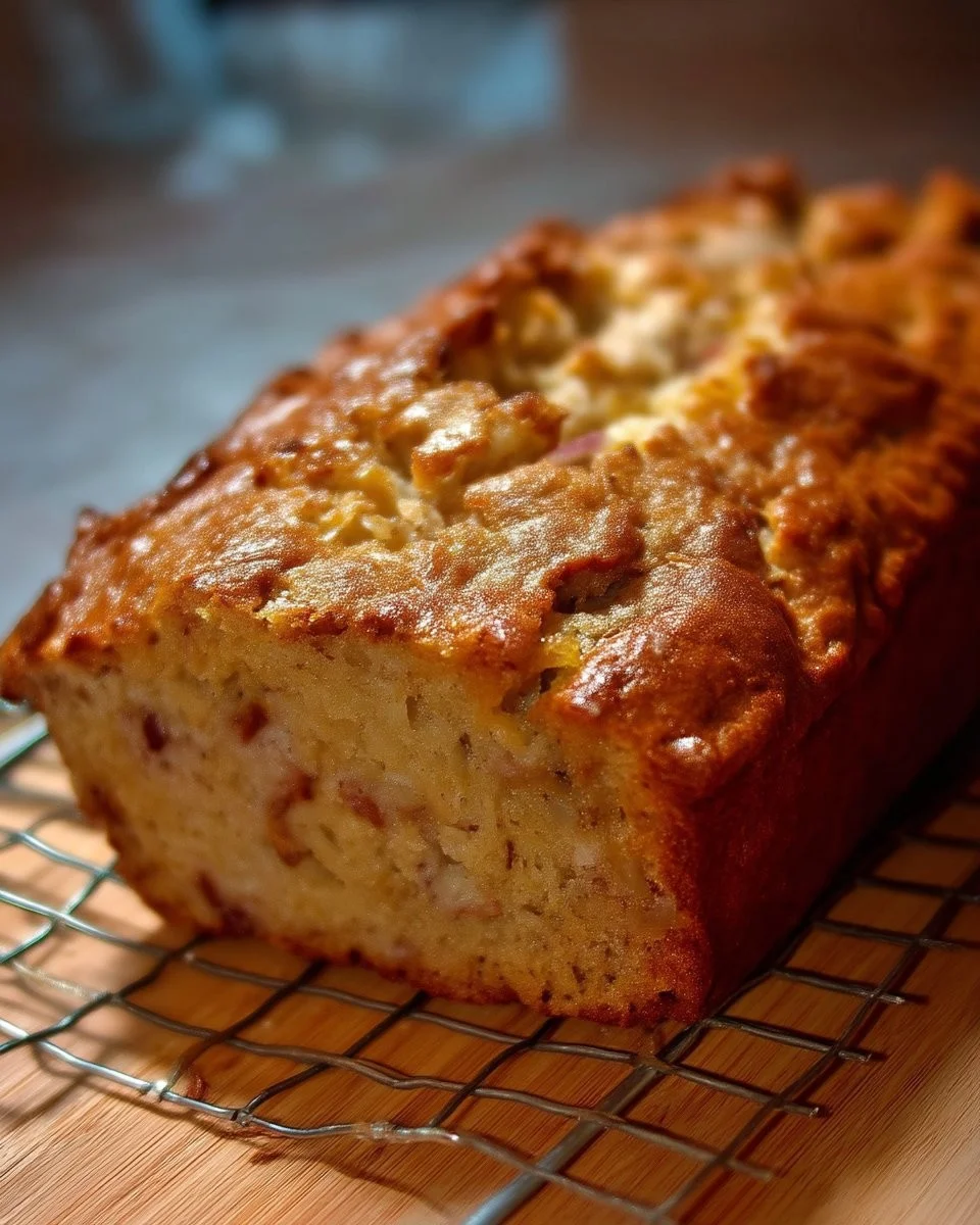 Pain aux pommes moelleux avec des morceaux de pommes et de la cannelle