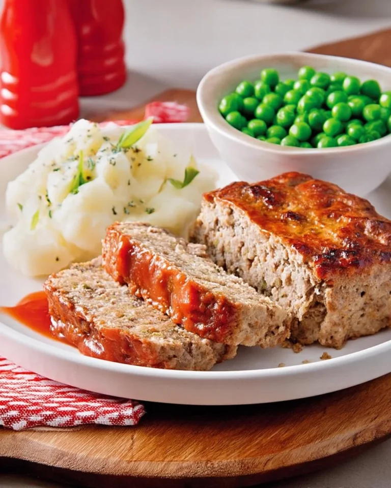 Pain de viande à la grecque préparé avec des herbes aromatiques et épices.