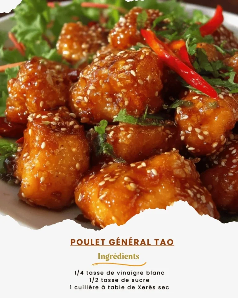 Recette de Poulet Général Tao de Jean Chen, plat savoureux et fusion