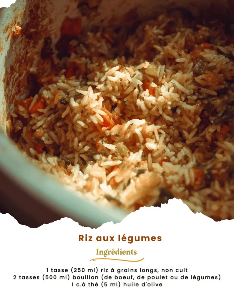 Assiette de riz aux légumes colorés et appétissants