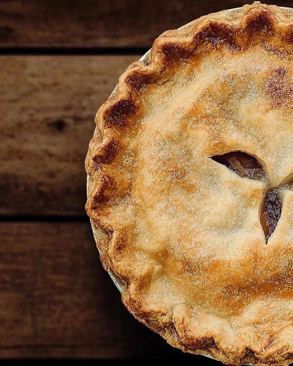 Une délicieuse Tarte au sucre avec une croûte dorée et une garniture sucrée.
