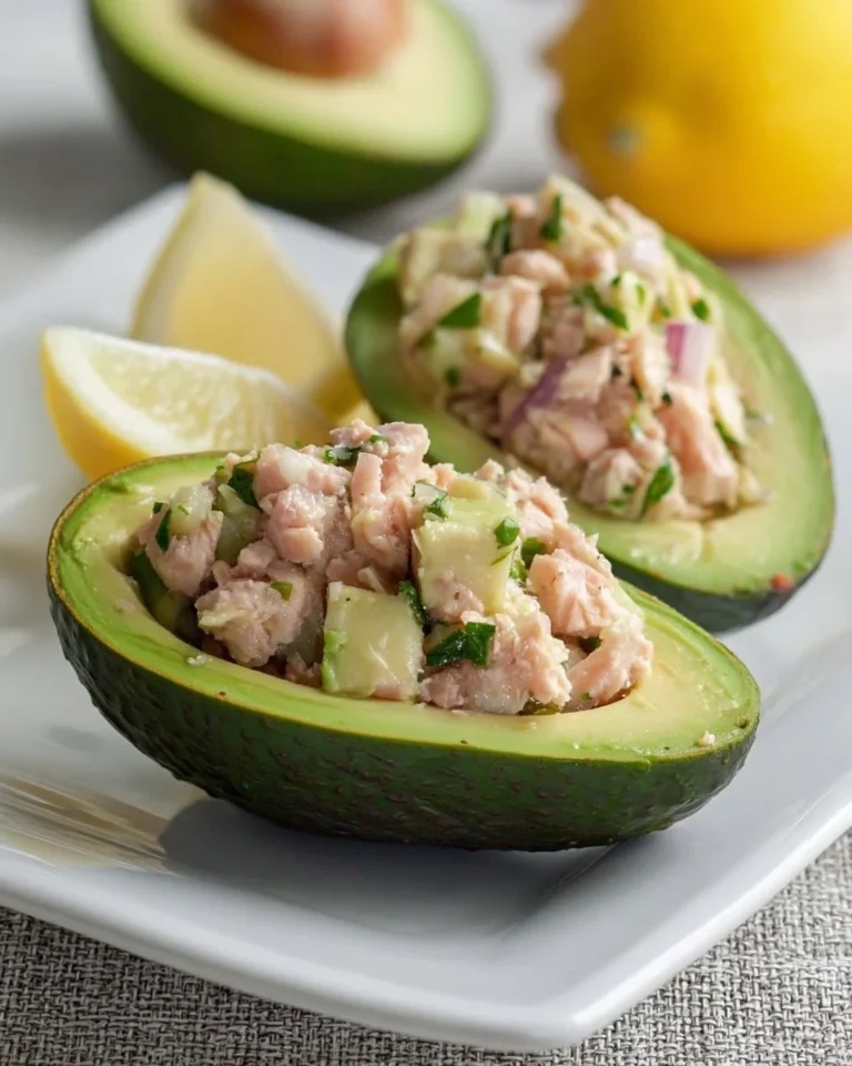 Avocats farcis au thon, une recette gourmande et saine pour vos repas.