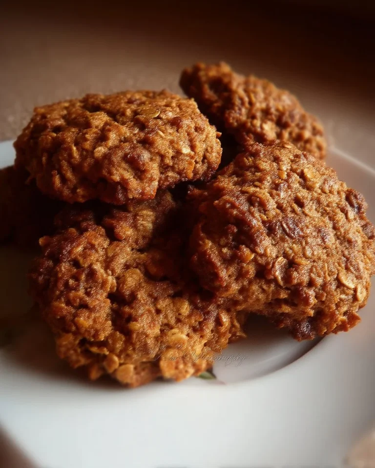 Biscuits à la mélasse et aux dattes avec du gruau frais