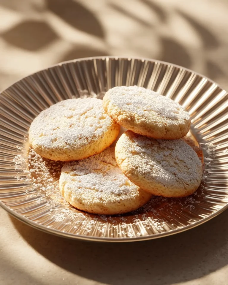 Biscuits au beurre d'érable dorés et délicieux sur une assiette.
