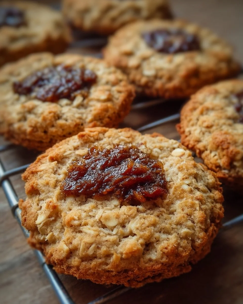Biscuits au gruau et aux dattes, recette saine et gourmande
