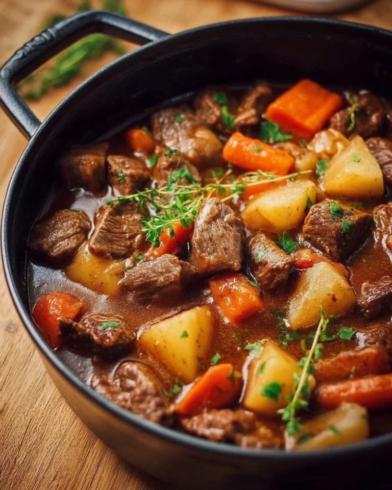 Boeuf Mijoté au Sirop d’Érable, un plat délicieux et réconfortant