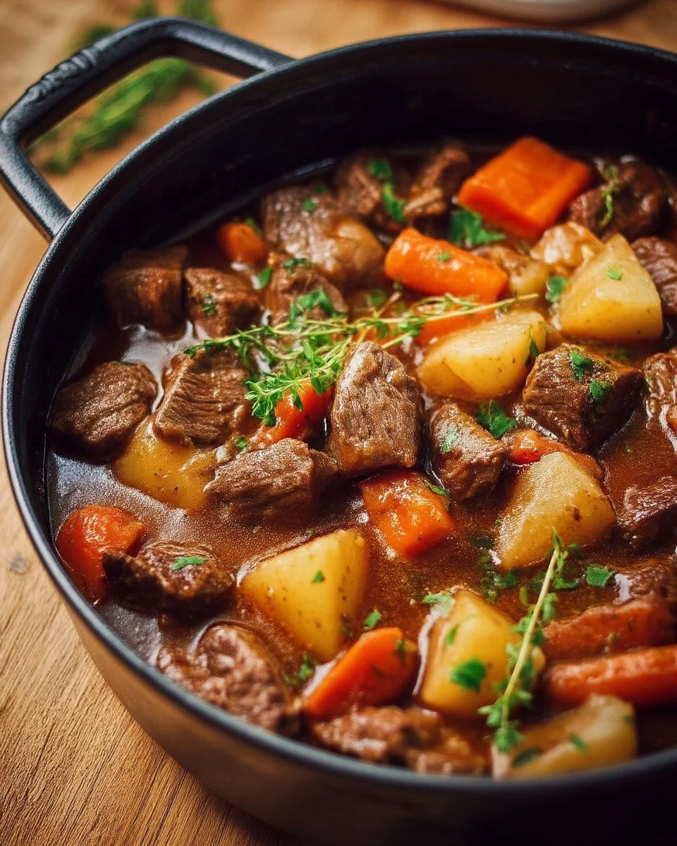 Boeuf Mijoté au Sirop d’Érable, un plat délicieux et réconfortant