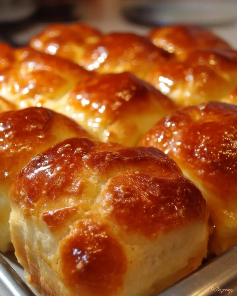 Brioches à l'érable moelleuses avec un glaçage doré