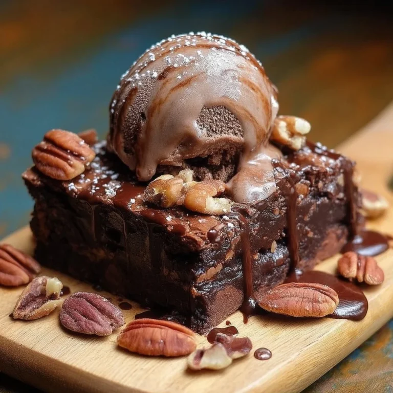 Brownie Triple Chocolat avec Noix de Pécan, un dessert gourmand et chocolaté