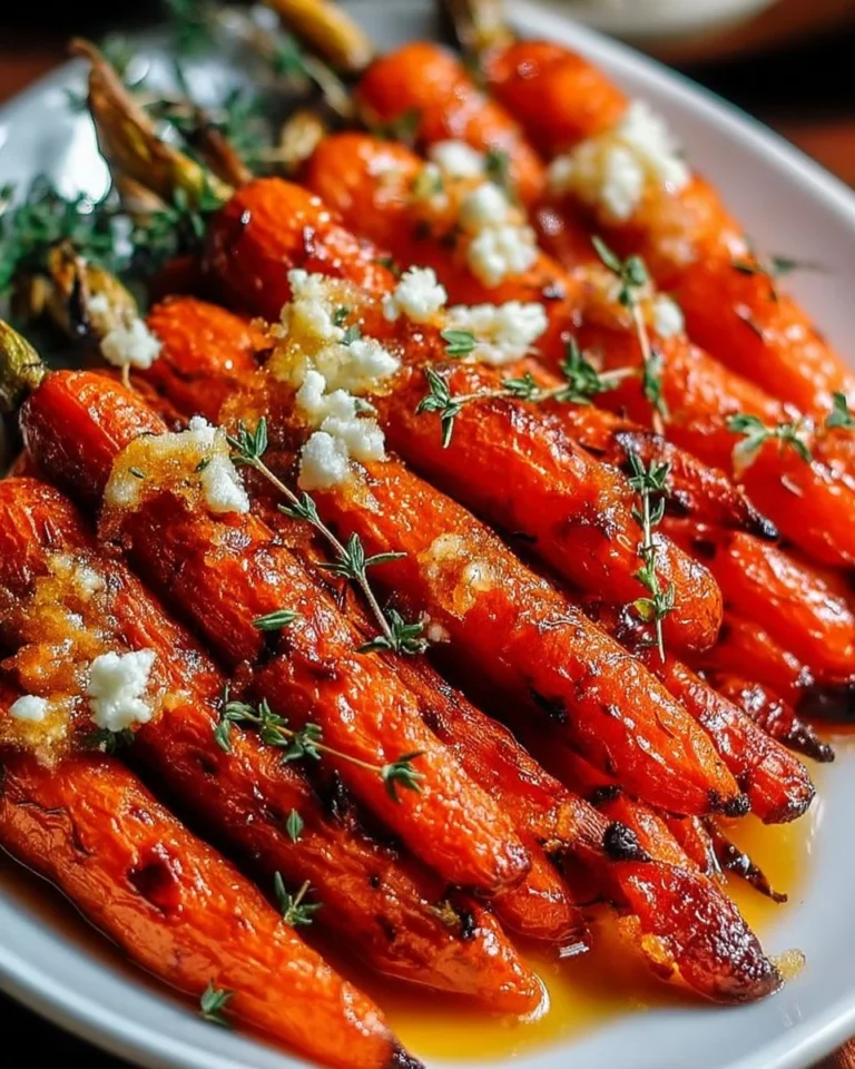 Carottes rôties au miel et au thym pour un plat gourmet de Pâques
