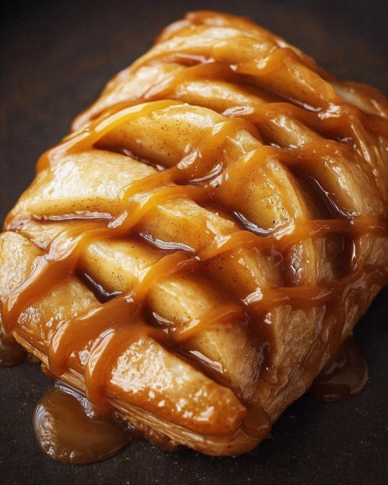 Carrés de Pommes au Caramel, un dessert savoureux aux pommes et caramel