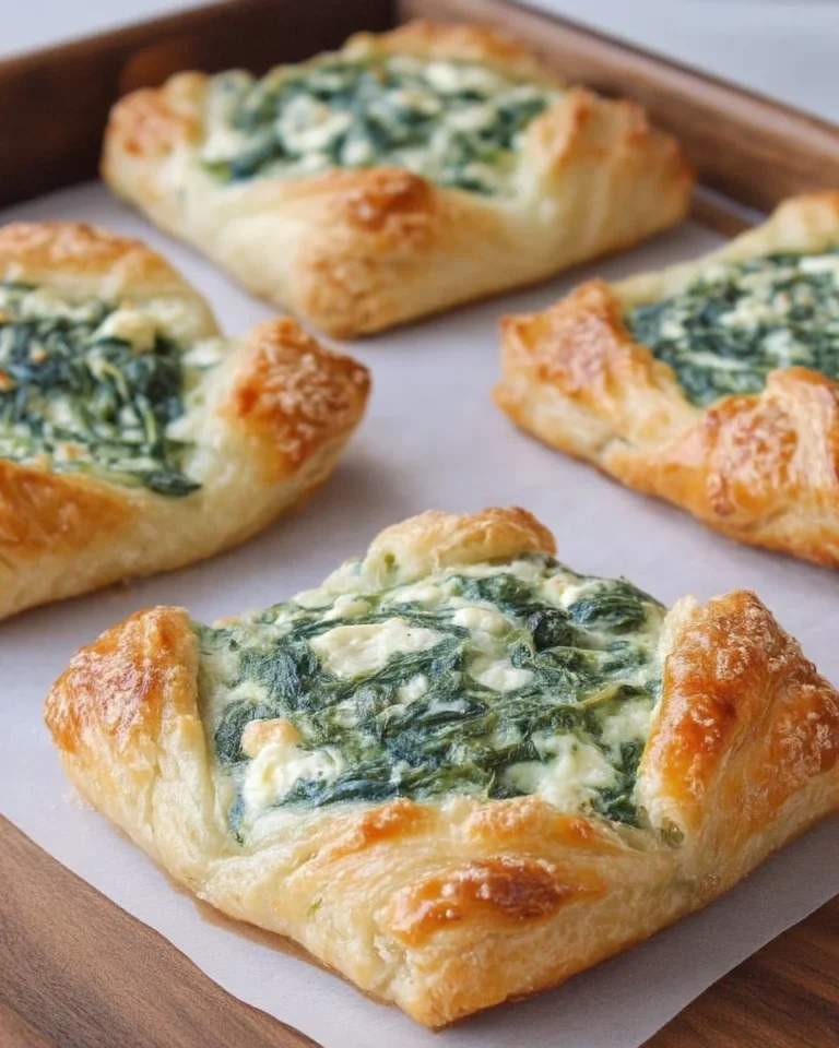 Carrés au four épinards-ricotta délicieusement garnis