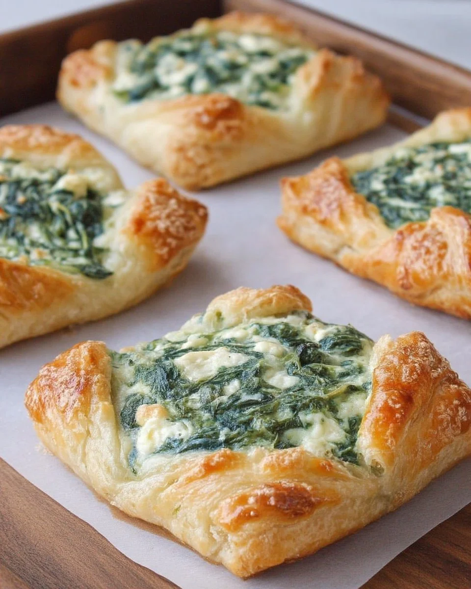 Carrés au four épinards-ricotta délicieusement garnis