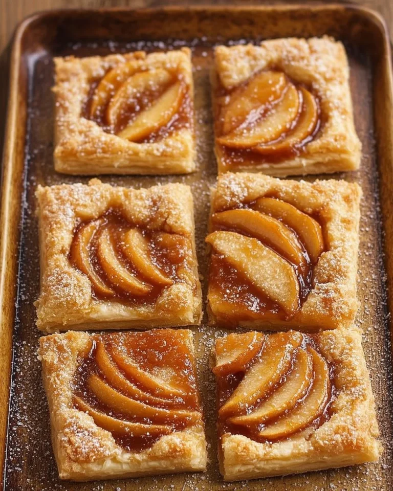 Carrés Pomme-Caramel faits maison avec pommes et caramel savoureux