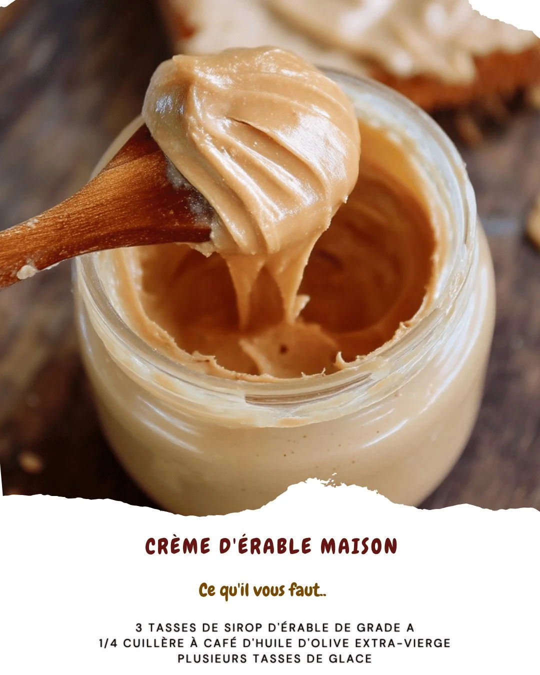 Recette savoureuse de crème d'érable maison pour vos plats sucrés