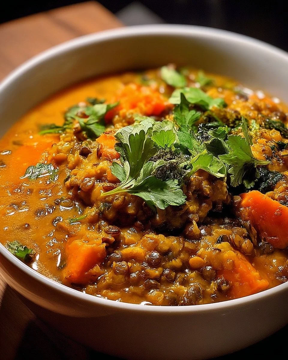 Dahl de lentilles aux carottes, un plat végétarien savoureux et sain