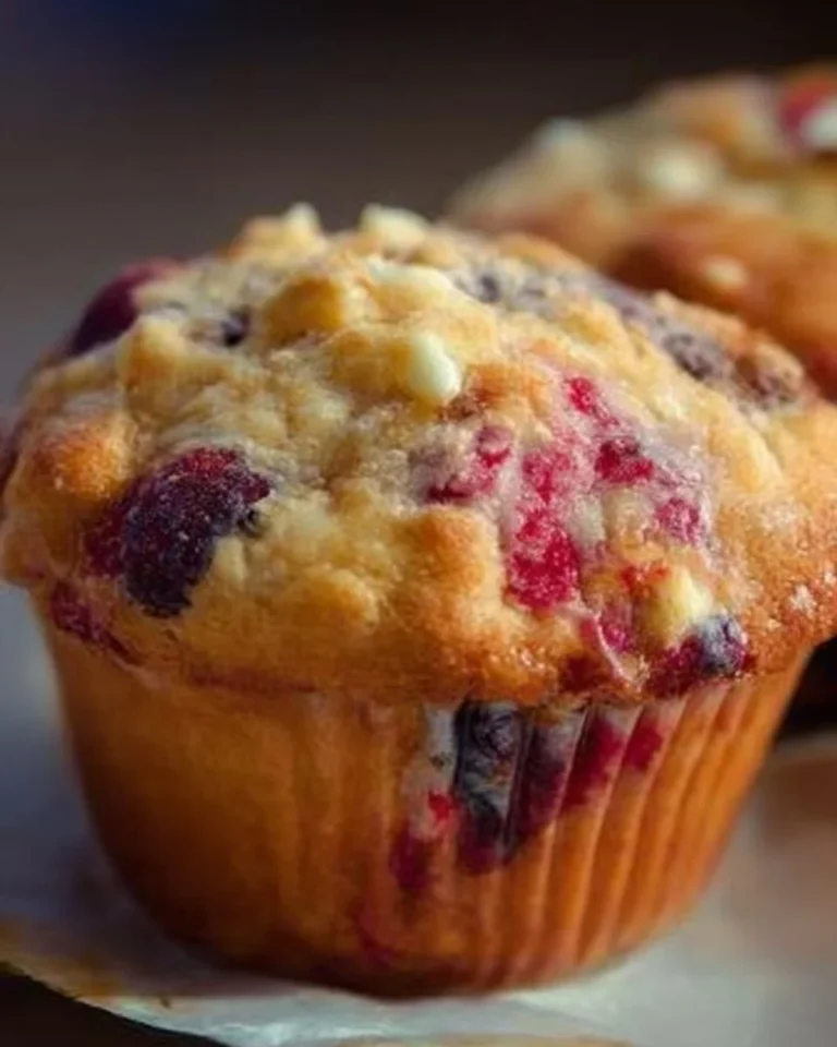 Muffins aux fruits frais avec explosion de saveurs