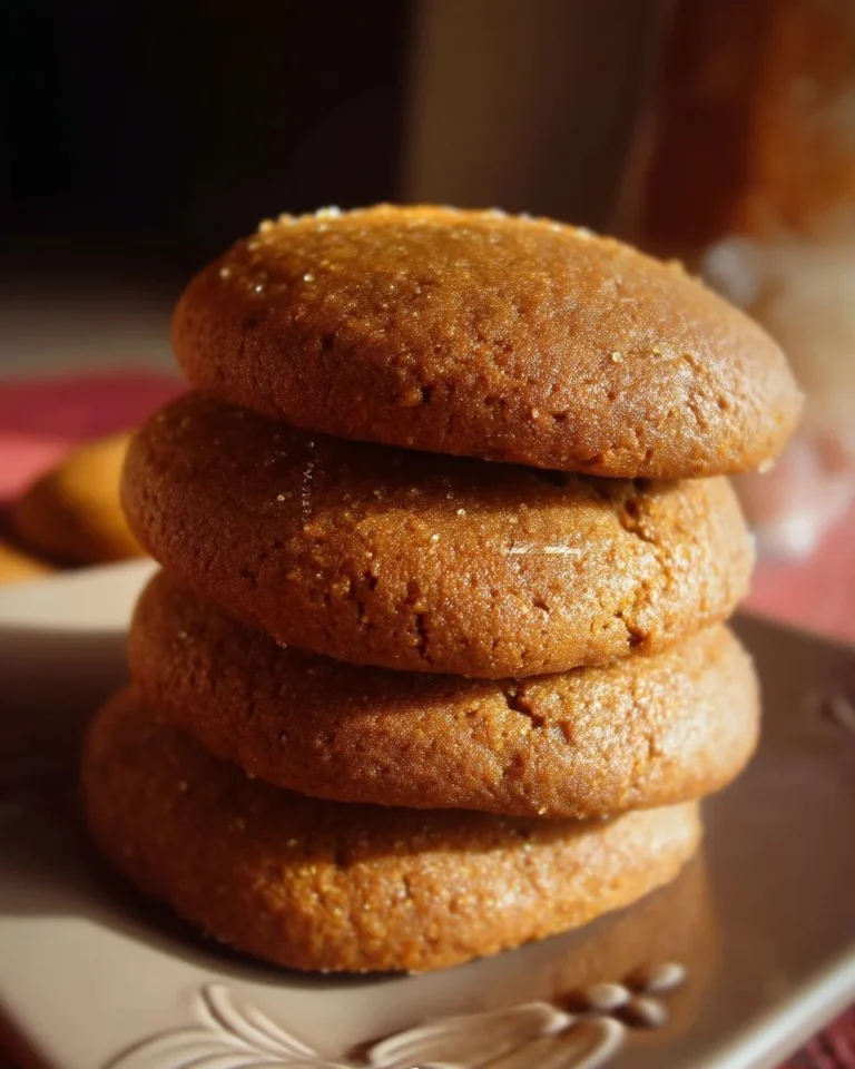 Plat de galettes à la mélasse, une recette sucrée traditionnelle.