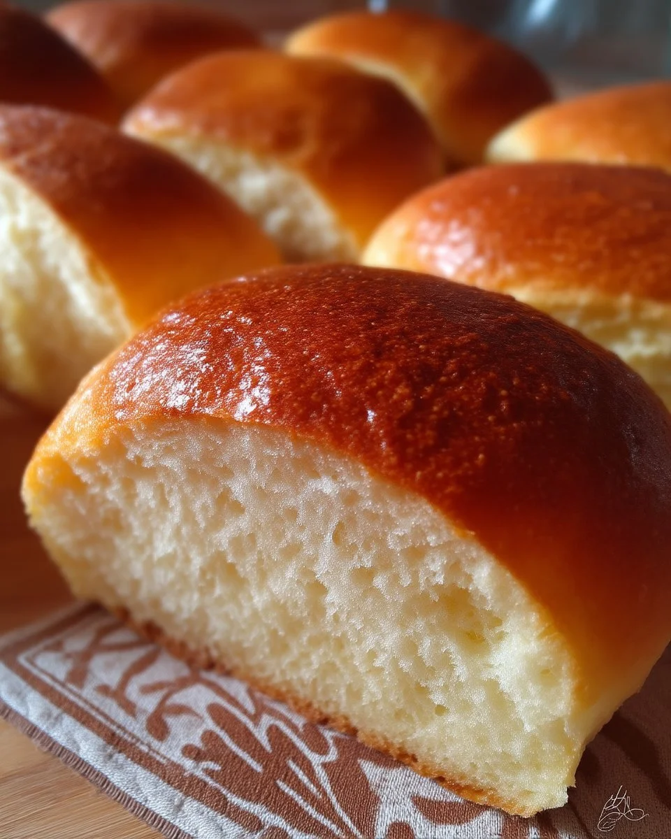 Galettes de pain brioches dorées et savoureuses, idéales pour vos plats.