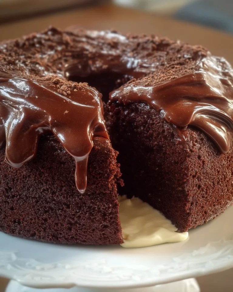 Gâteau au chocolat fait avec de la mayonnaise, un dessert moelleux et délicieux.