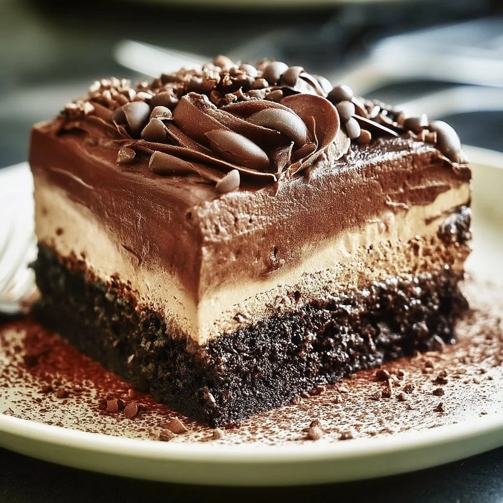 Gâteau Chocolat Noir & Café, un dessert gourmand au chocolat noir.