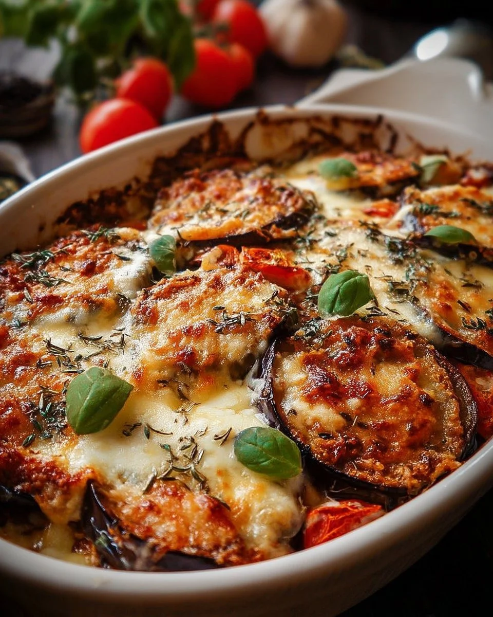 Gratin d'aubergines fondant, plat savoureux et économique