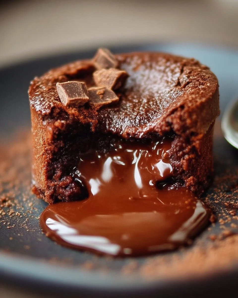 Mi-cuit au chocolat fondant, dessert gourmand et savoureux