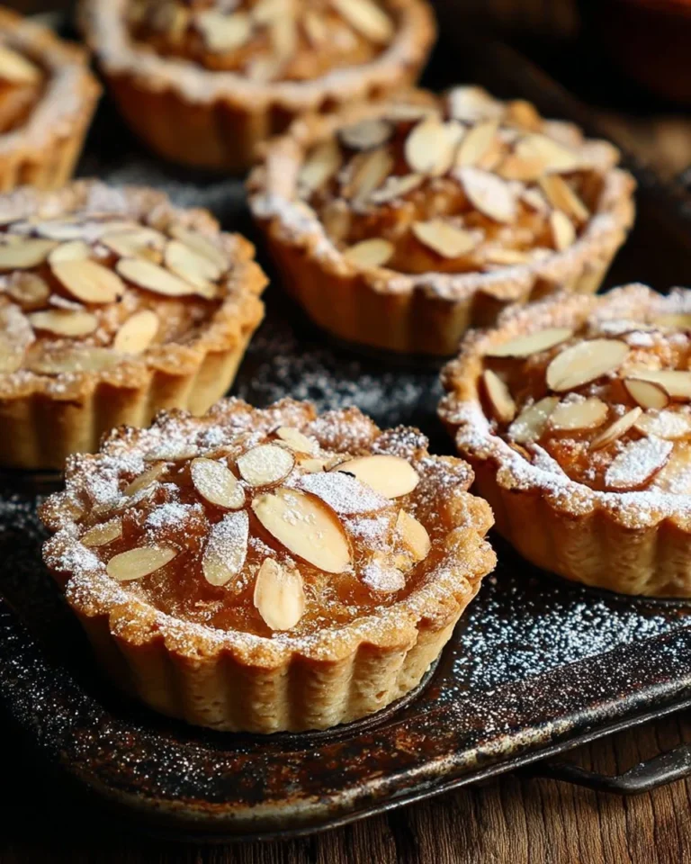 Mini tartes Amandine aux amandes délicieusement garnies