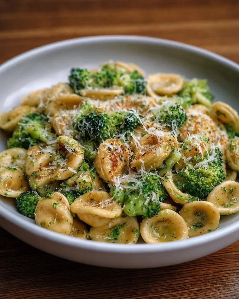 Recette d'orecchiette avec brocoli et anchois, un plat savoureux