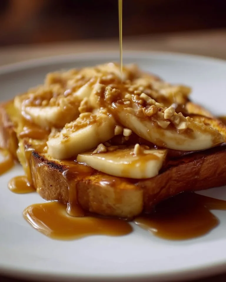 Pains dorés aux pommes et à l'érable, un plat savoureux et réconfortant.