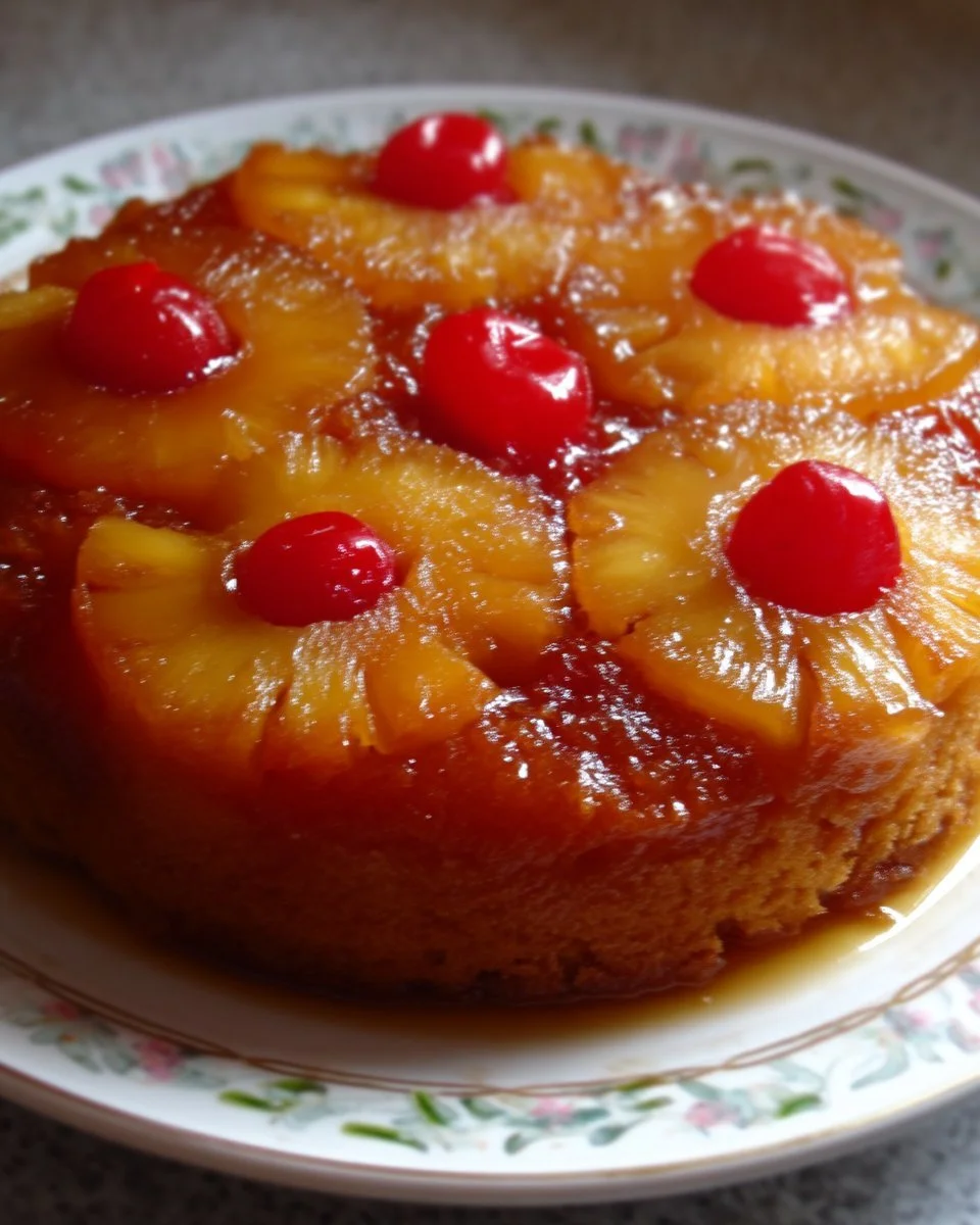 Gâteau Renversé à l'Ananas cuit au multicuiseur, dessert savoureux et facile à réaliser