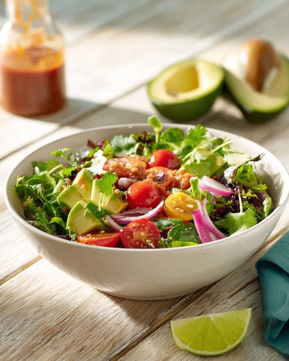 Poke Bowl quinoa et avocat garnit de légumes frais et de saumon
